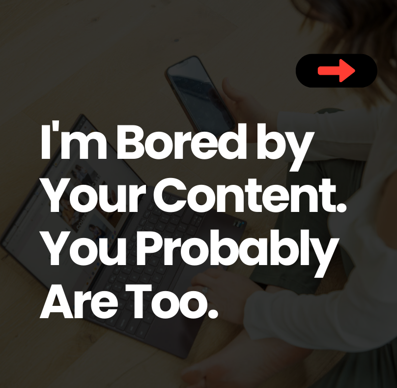 Katie Shive, personal branding strategist and host of AI After Hours podcast, with text overlay reading "I stopped posting for 7 weeks.